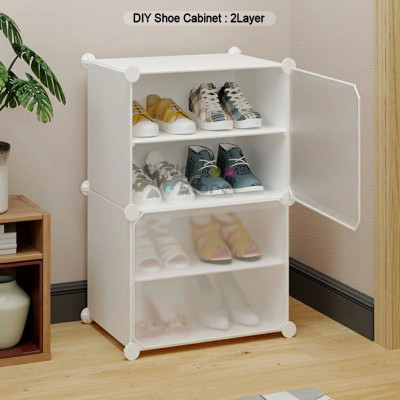 DIY Shoe Cabinet : 2Layer